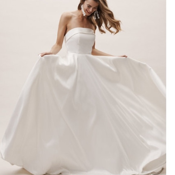 NWT Jenny Yoo Carrington Gown (Ivory) - Picture 6 of 10